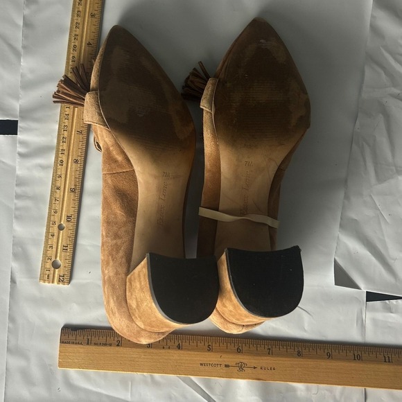 Steve Madden Brown Suede Tassel Loafer Flats Women Size 7.5 - Picture 2 of 5